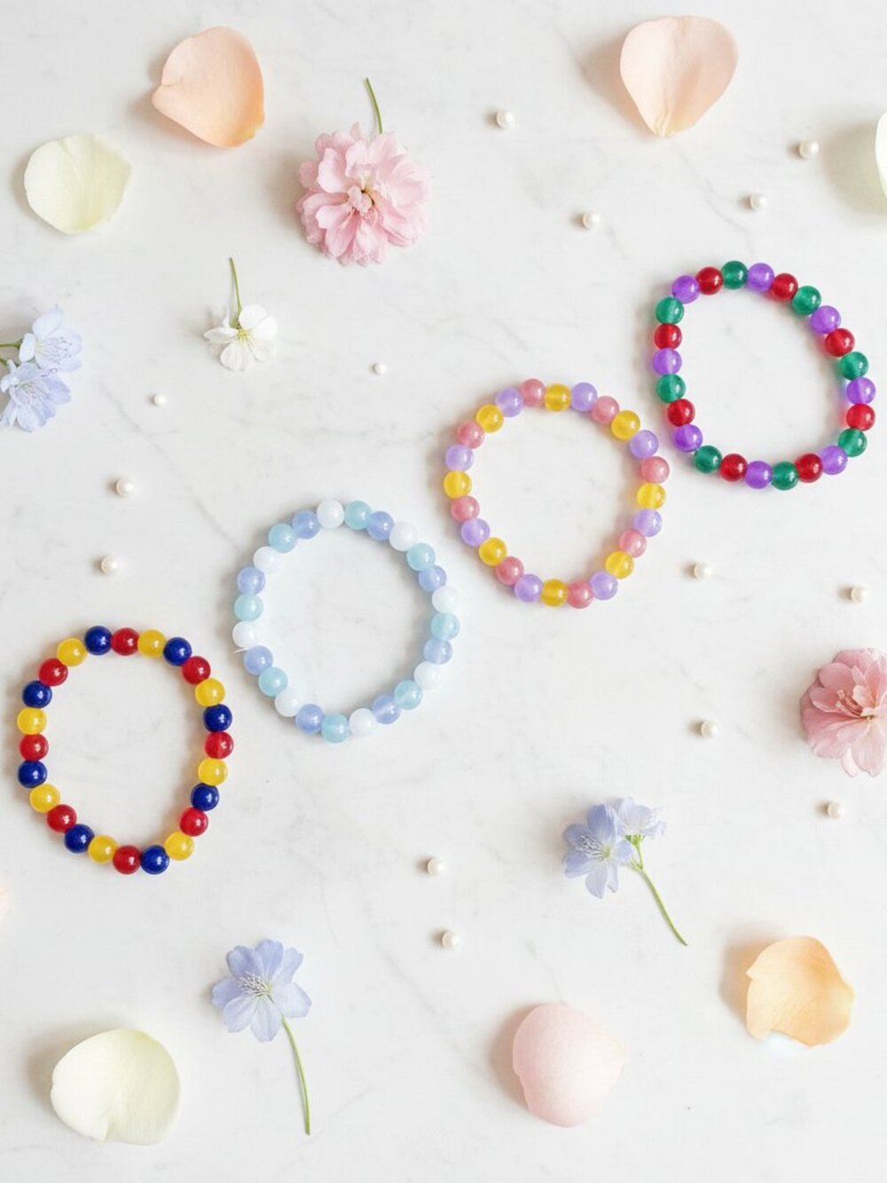 Enchanted Kingdoms Beaded Bracelet Set | Handmade Princess Inspired Bracelets